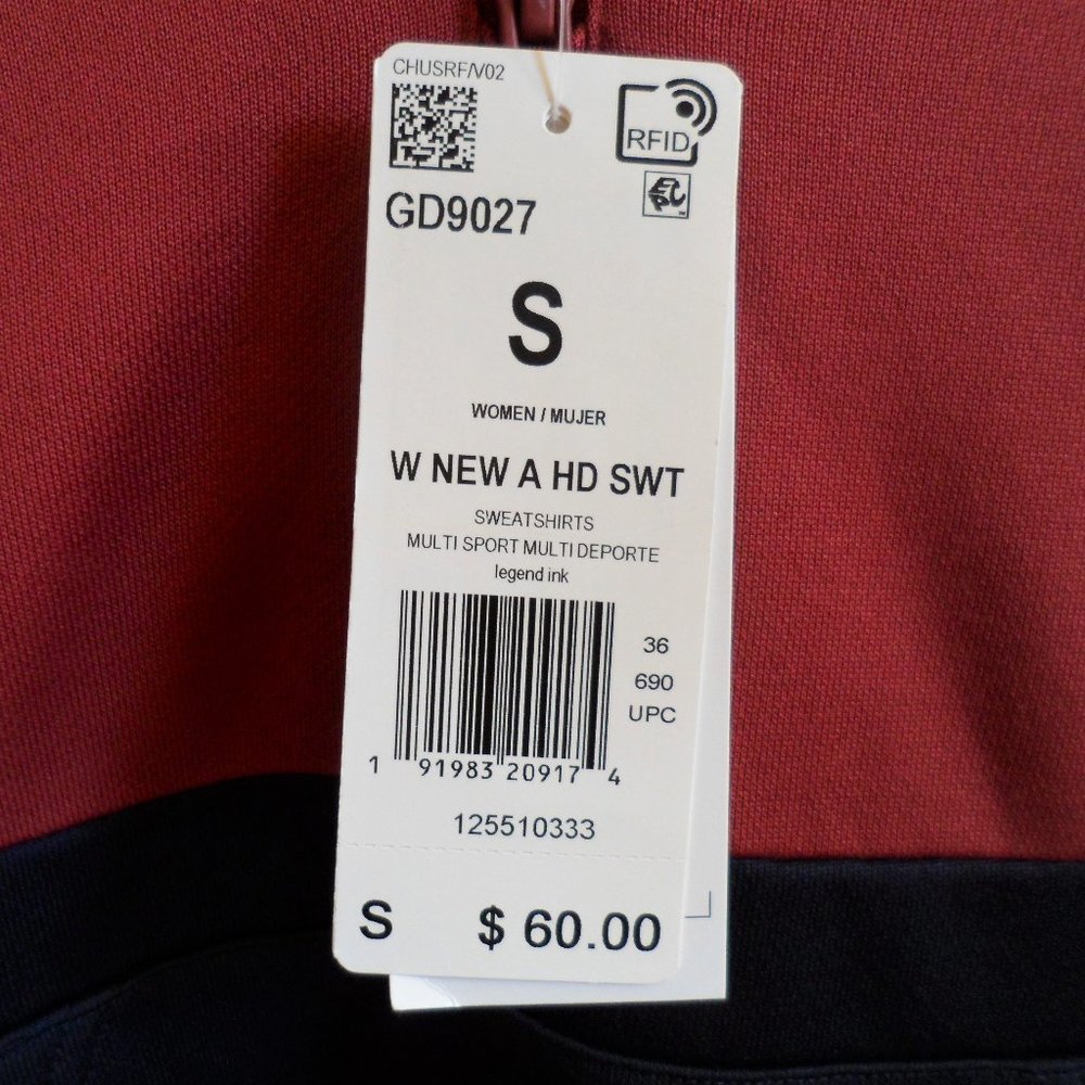 Adidas two tone sweater with hood - Picture 7 of 8